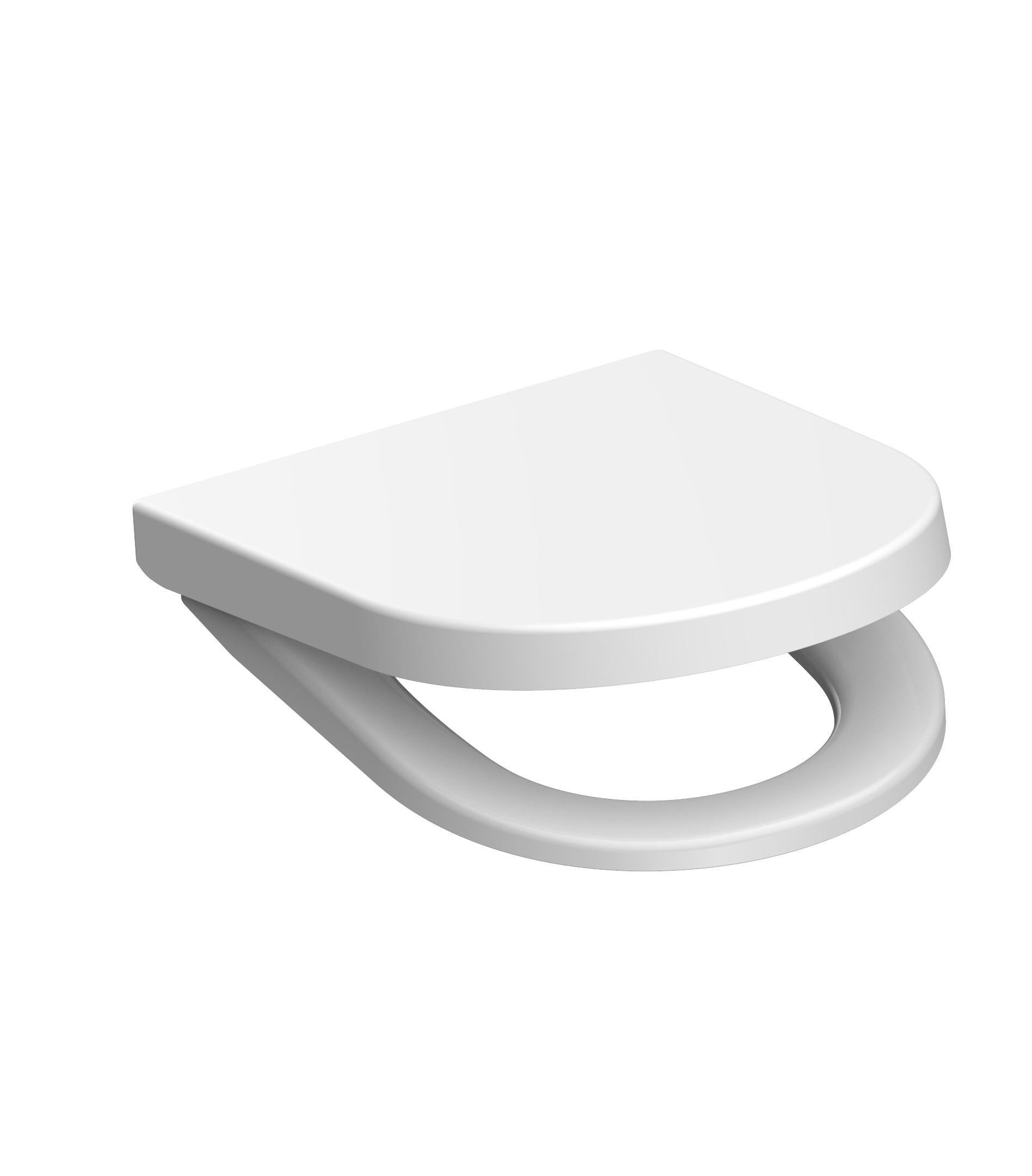 WC SEDÁTKO WHITE - bílá, plast (34,5/2/45,5cm) - Schütte