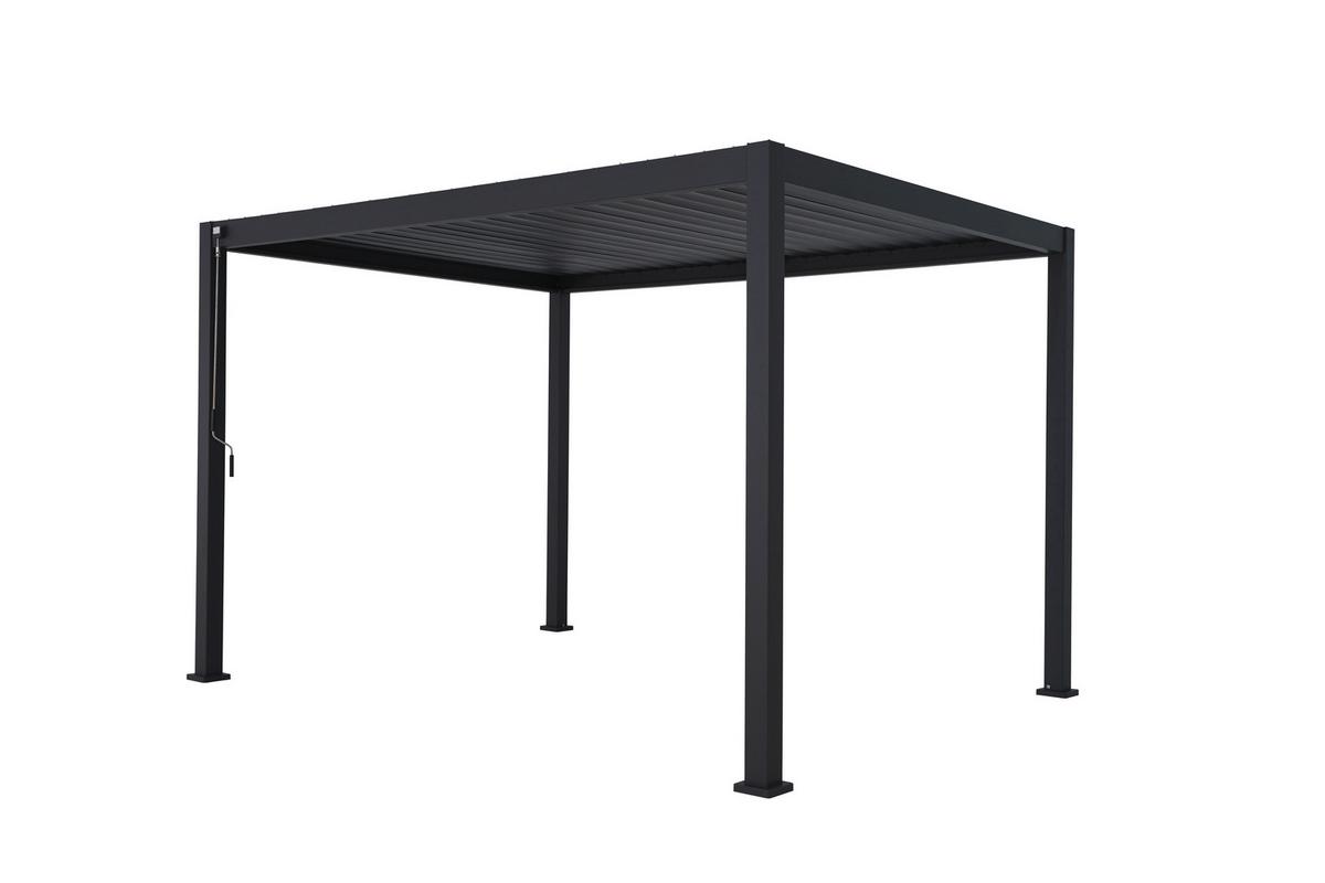 Pergola PERGOLA BASIC 300X360CM - antracitová, Basics, kov (360/240/300cm) - Gardenson