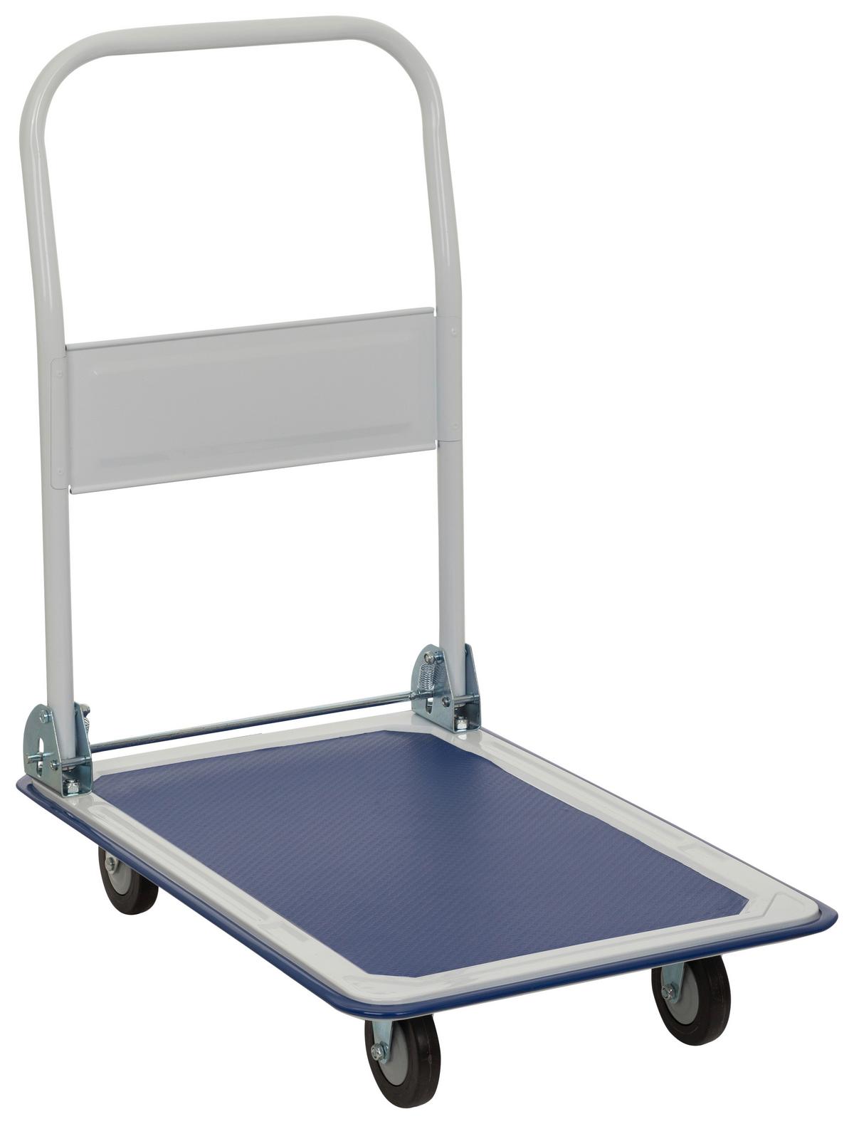 Transportwagen Carry - Blau/Weiß, Basics, Metall (48/82,5/73cm) - MID.YOU
