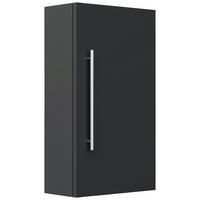 MIDISCHRANK Graphitfarben B: 35cm - Graphitfarben, Basics, Holzwerkstoff (35/62/16,6cm) - MID.YOU