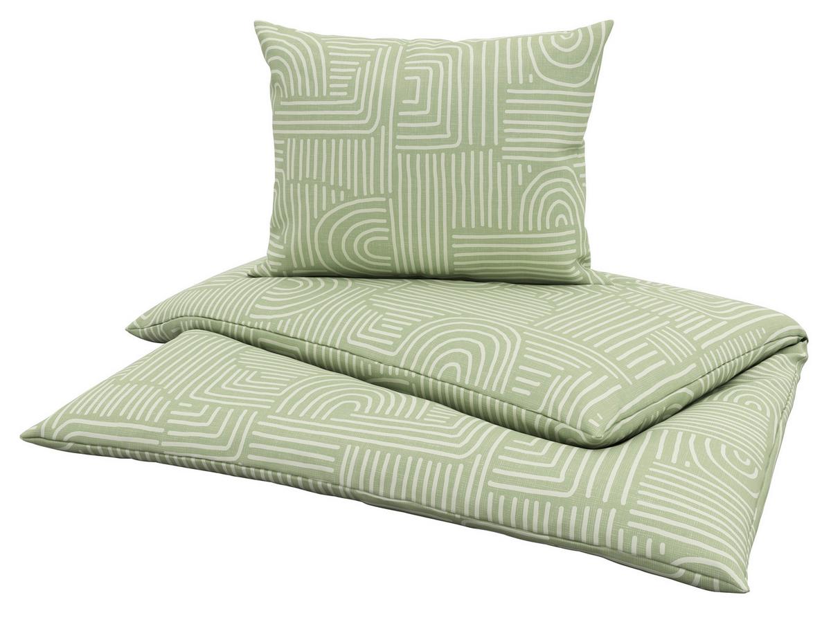 Ágyneműhuzat-garnitúra Doris - mentazöld, Modern, textil - Luca Bessoni
