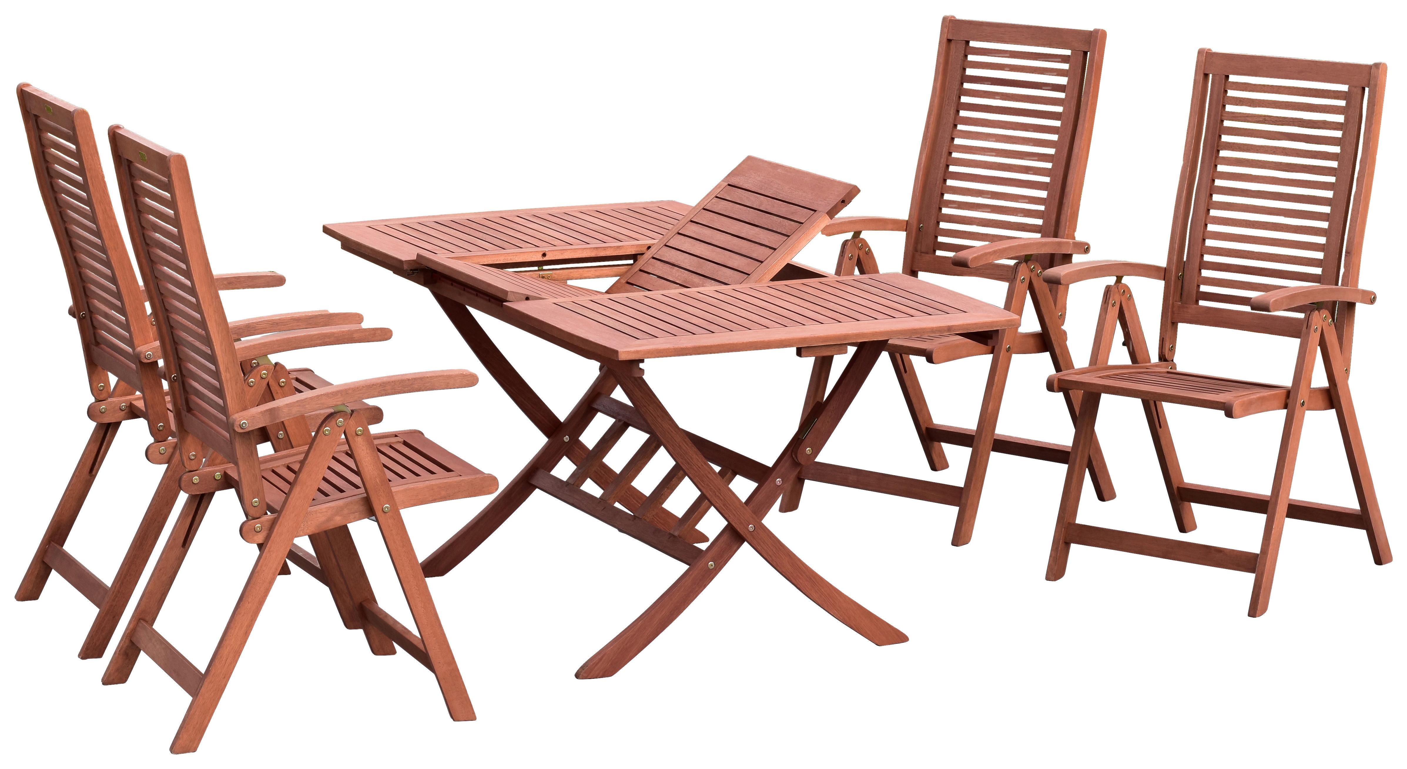 Gartengarnitur 5-Tlg Cordoba aus Holz - Naturfarben, MODERN, Holz - Gardenson