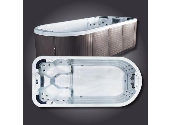 Whirlpool Edelstahl Swimspa Boston 480x220x135 cm - Braun/Weiß, LIFESTYLE, Holzwerkstoff/Metall (480/220/135cm) Whirlpool Edelstahl Swimspa Boston 480x220x135 cm - Braun/Weiß, LIFESTYLE, Holzwerkstoff/Metall (480/220/135cm)
