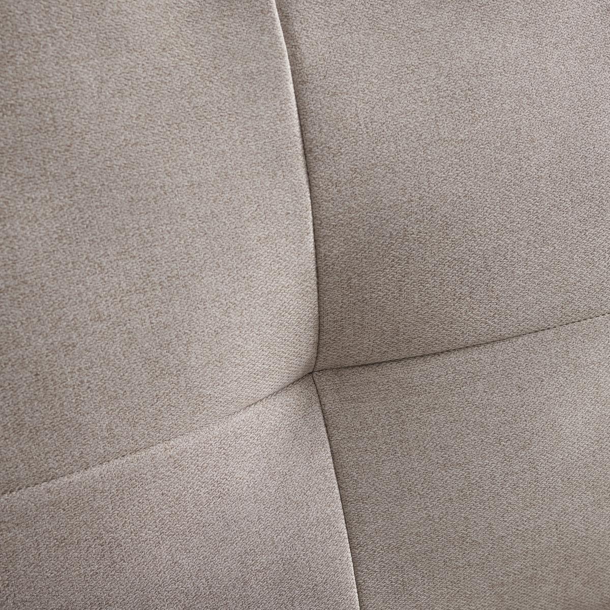 Rozkladacia pohovka Malic - béžové - farba duba/béžová, Modern, kov/textil (80/84/90cm) - Bessagi Home