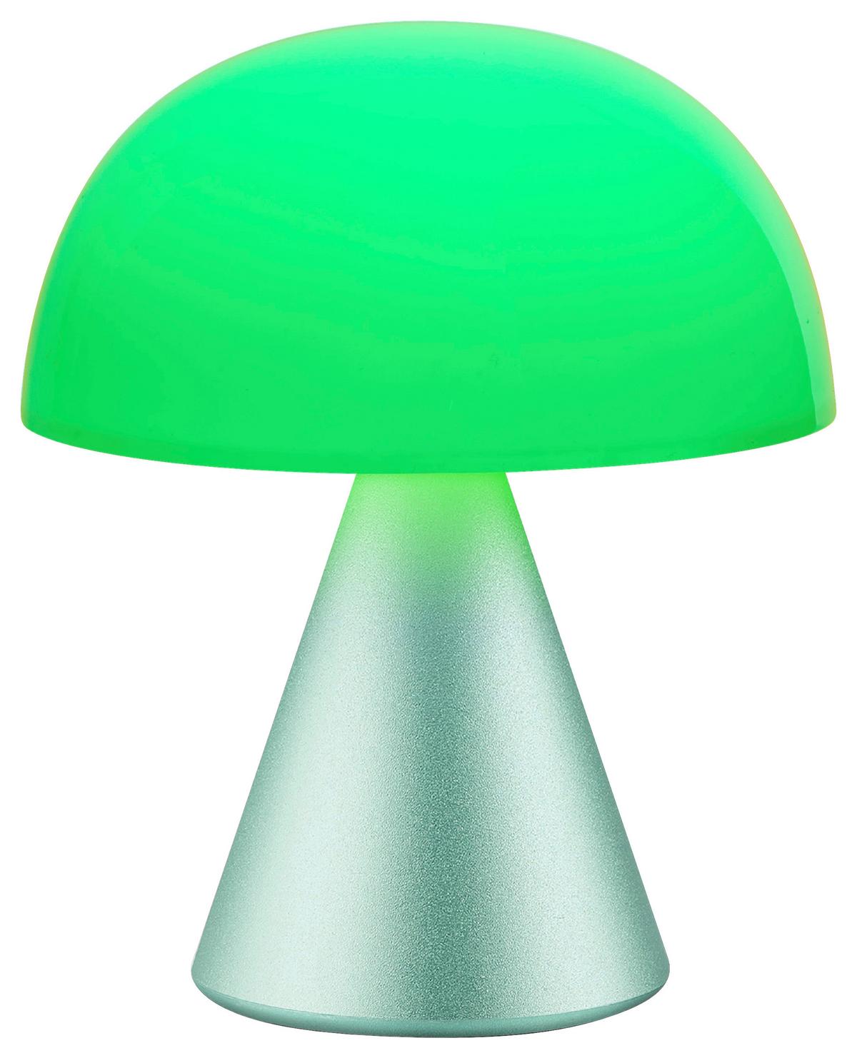 Akku-tischleuchte Lexon Mina M - Mintgrün, Design, Kunststoff/Metall (9.2/11/9.2cm)