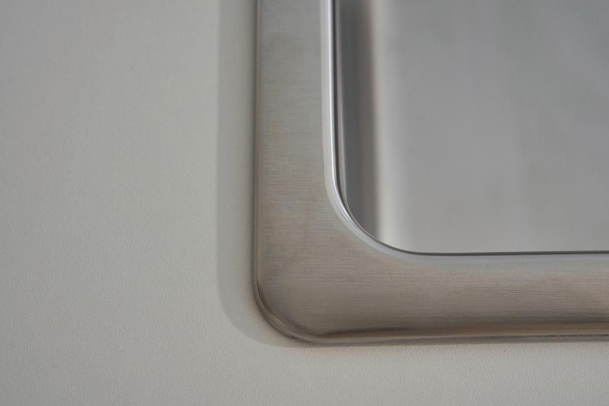 Spüle Respekta Inox Edelstahl Bxt: 60x50 cm - Edelstahlfarben, Trend, Metall (60/22,8/50cm) - Respekta