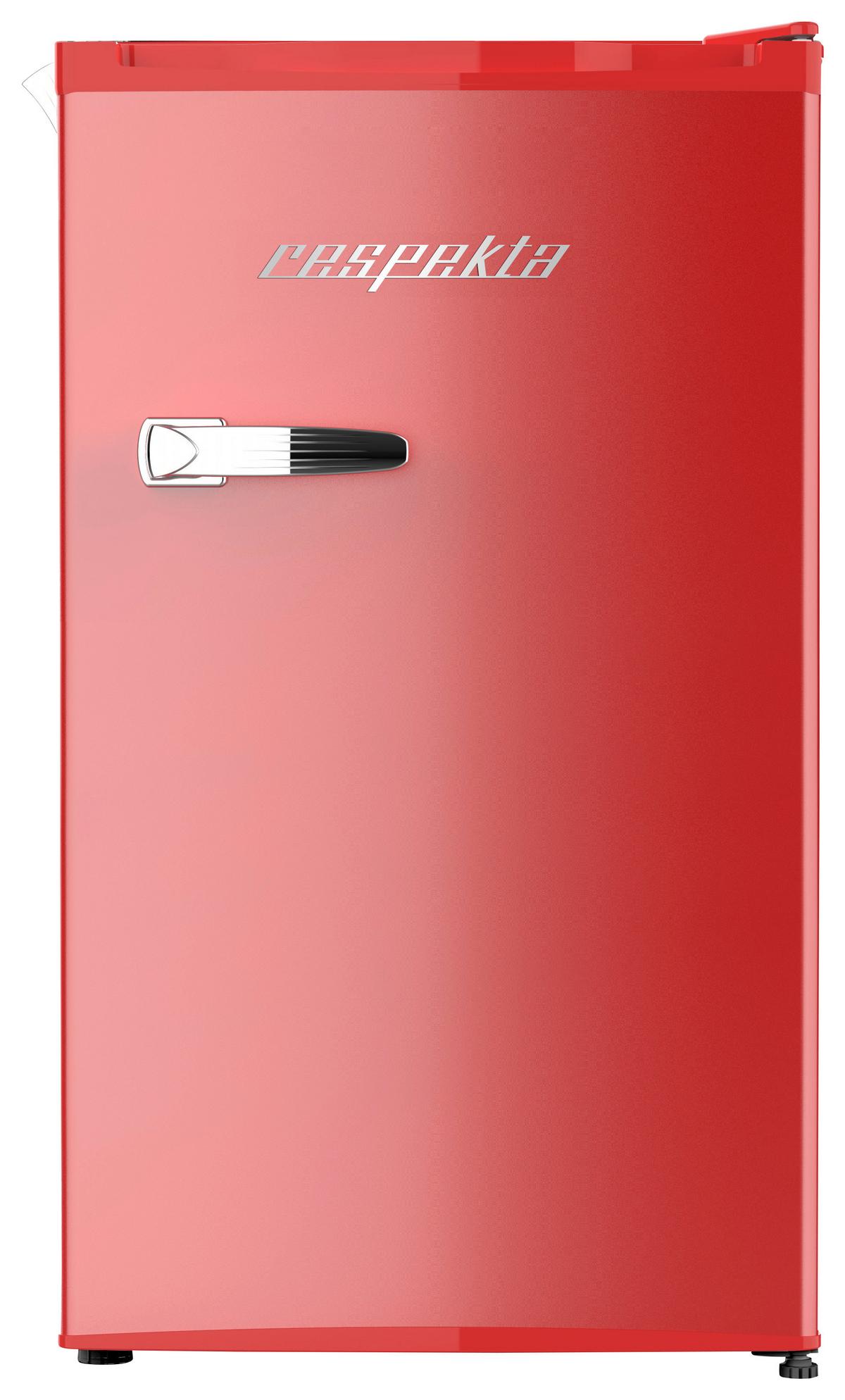 KÜHLSCHRANK Rot B: 47,4 cm - Rot, Basics, Glas/Kunststoff (47,4/83,1/44,7cm) - Respekta
