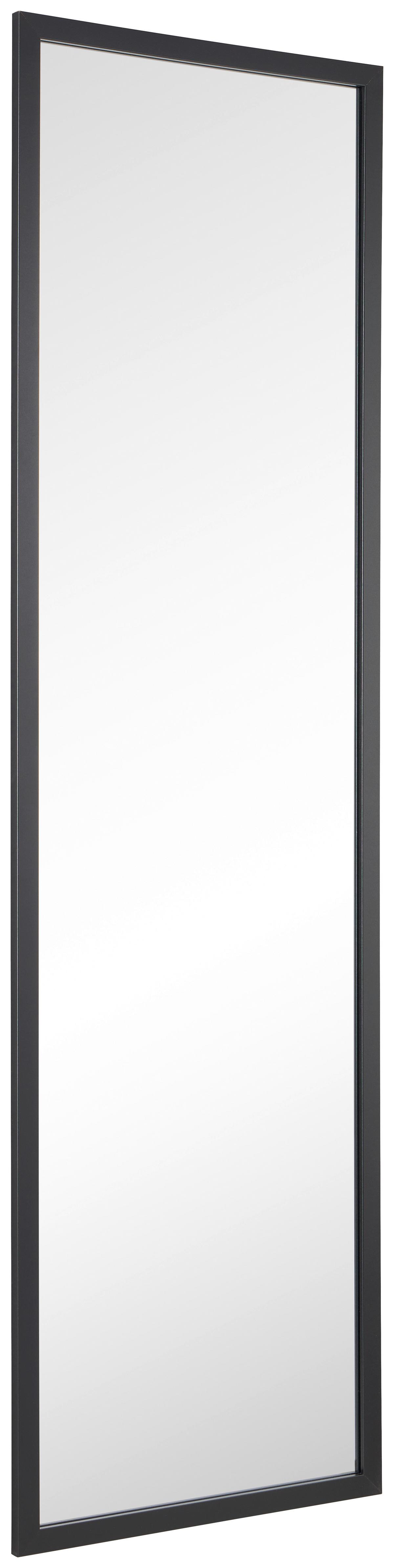 Spiegel Trend Iii Schwarz 155x45 Cm - Schwarz, Trend, Glas/Kunststoff (155/45/1,63cm)