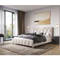 Polsterbett Trivio 180x200 Cm Creme - Creme, MODERN, Holz/Holzwerkstoff (180/200cm) - MID.YOU
