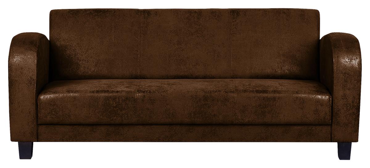 Sitzgarnitur Antis Braun B: 92 Cm - Dunkelbraun/Braun, Design, Textil (92/80/89cm) - Livetastic