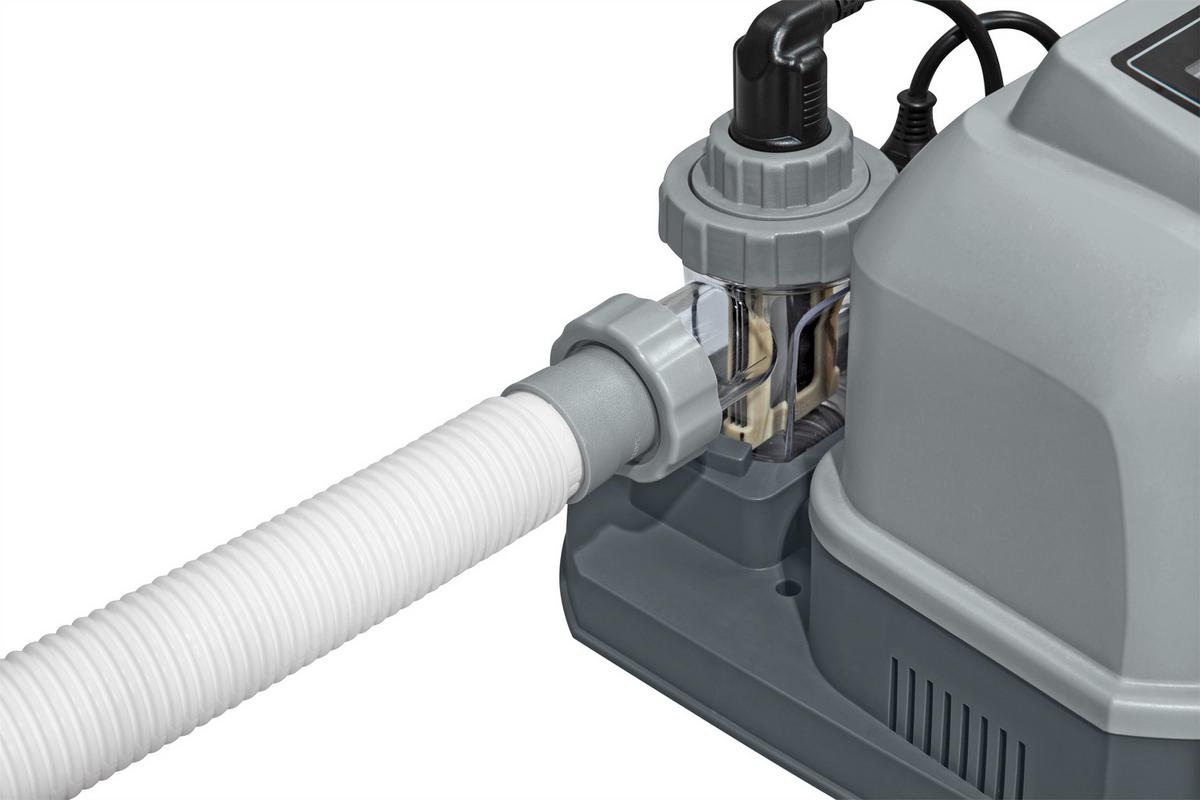 Chlorgenerator für Pools 58678 mit Zeitschaltuhr - Grau, Basics, Kunststoff/Metall (34/27/26cm) - Bestway