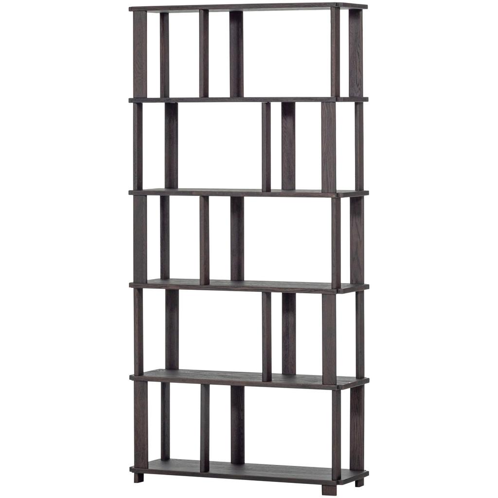 Regal Riss Dunkelbraun B: 90 Cm