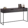 Konsolentisch Silas Schwarz B: 140 Cm - Schwarz, Design, Holz/Metall (140/40/74cm) - Livetastic
