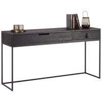 Konsolentisch Silas Schwarz B: 140 Cm - Schwarz, Design, Holz/Metall (140/40/74cm) - Livetastic