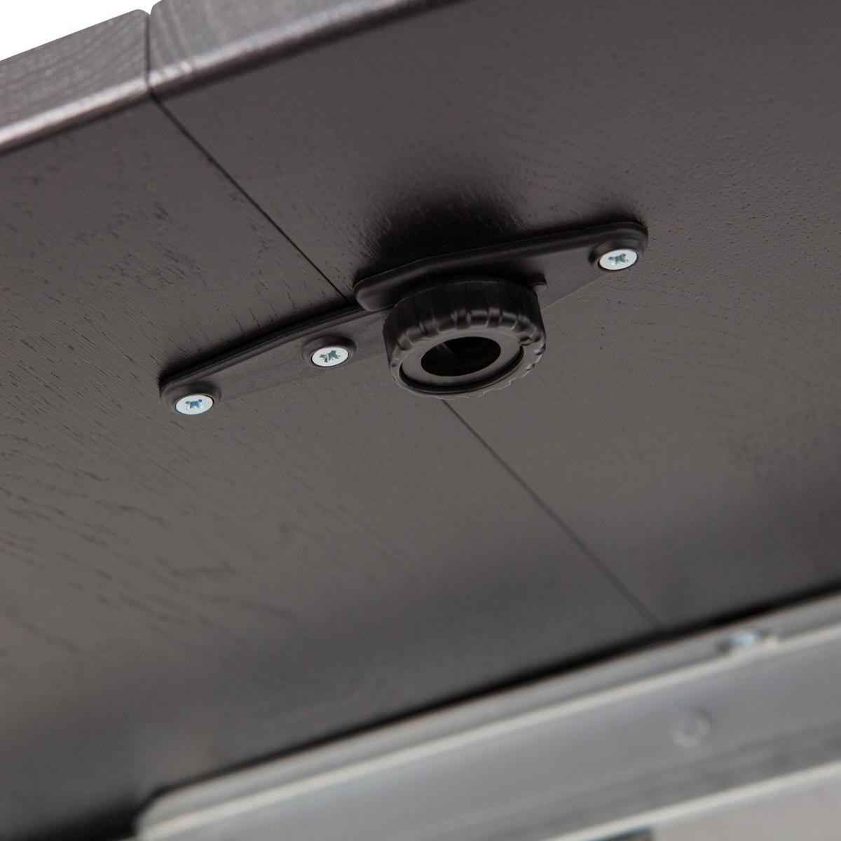 Esstisch Lange Jan Schwarz L: 120-200cm - Schwarz, Design, Holz (120-200/120/75cm) - Livetastic