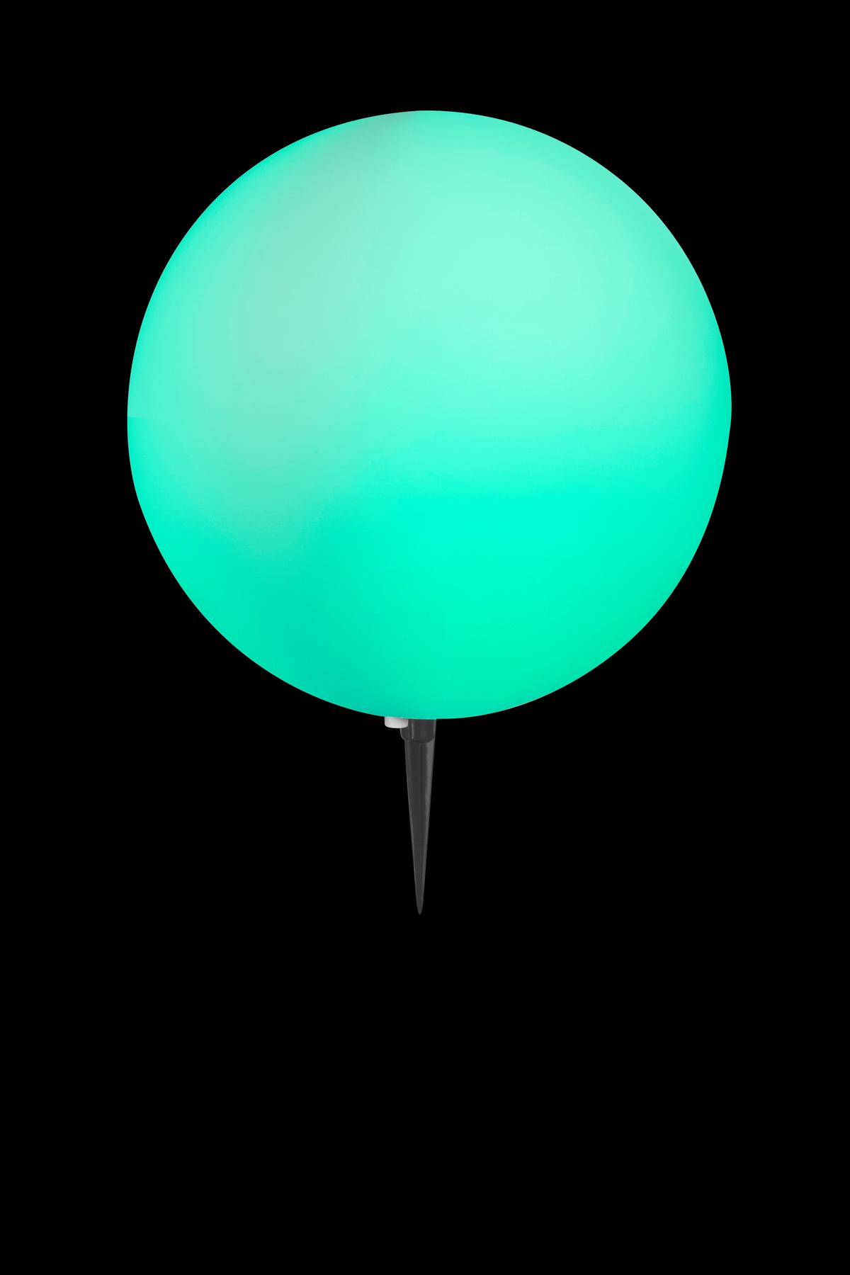 Außenstehleuchte 31776 Toula - Schwarz/Weiß, Design, Kunststoff (40/56cm) - Globo