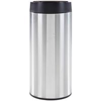 Mülleimer Carlee Mit Sensor 30 L Metall Silber - Silberfarben/Schwarz, Basics, Kunststoff/Metall (29,5/68cm) - Homezone