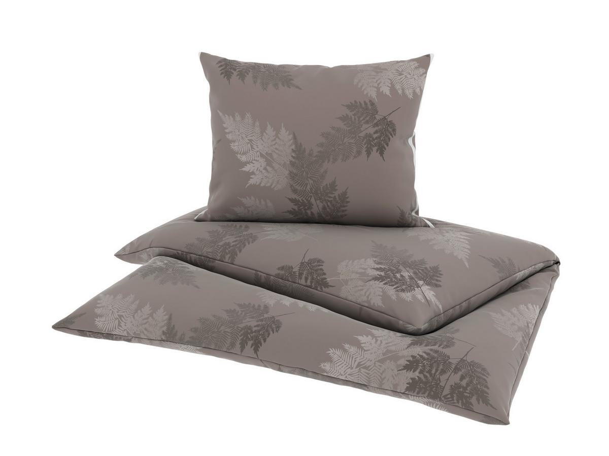 BETTWÄSCHE FARNZAUBER - Taupe, ROMANTIK / LANDHAUS, Textil - James Wood