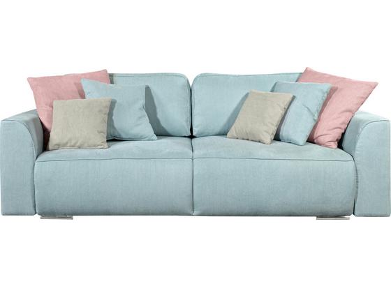 Schlafsofa Lazy 3Dl B: 250 cm - Pink/Hellgrau, Design, Holzwerkstoff/Textil (250/87/129cm) - Carryhome Schlafsofa Lazy 3Dl B: 250 cm - Pink/Hellgrau, Design, Holzwerkstoff/Textil (250/87/129cm) - Carryhome