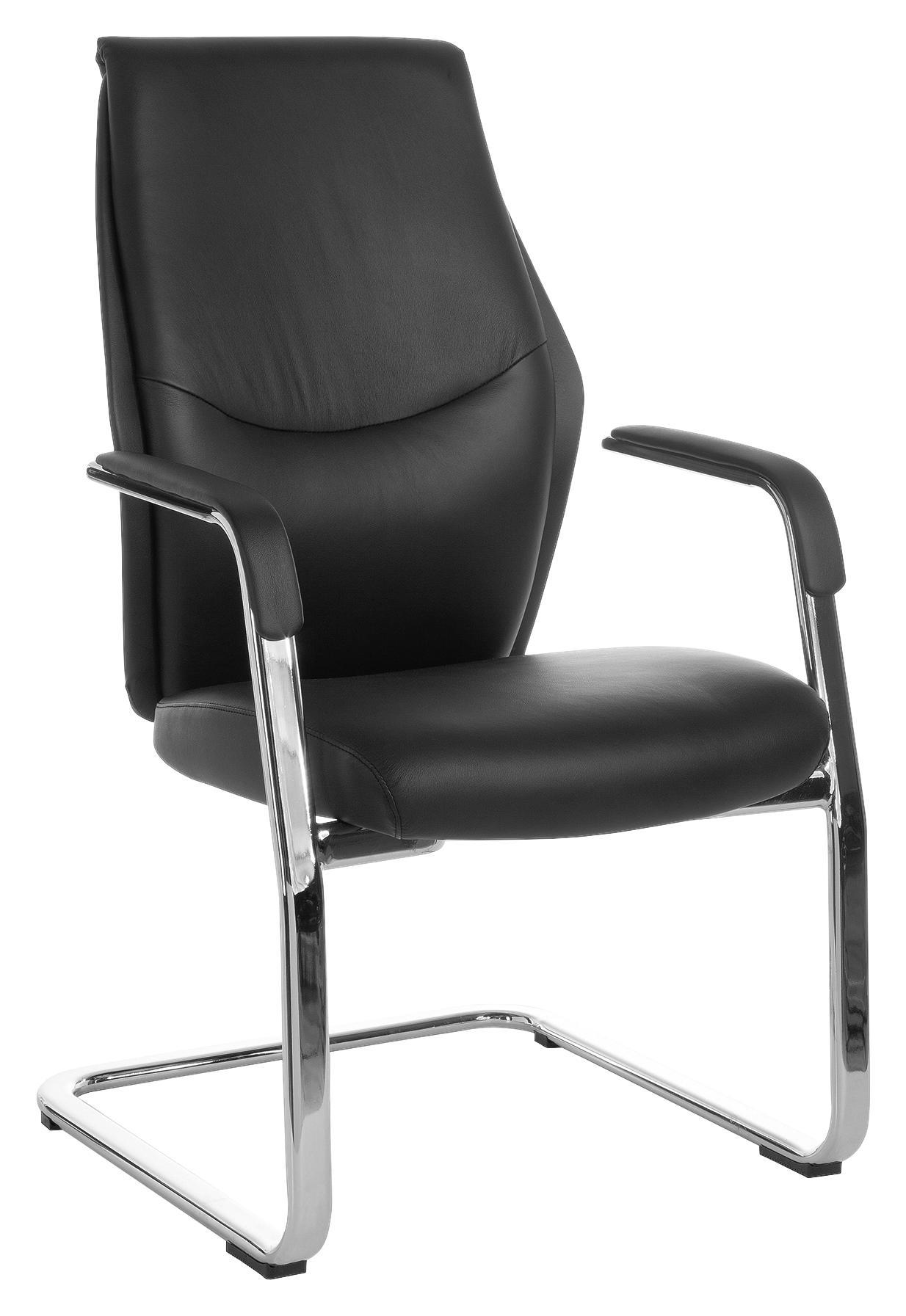 Besucherstuhl OXFORD Schwarz
