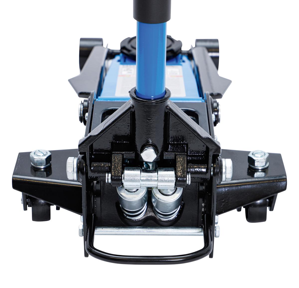 Rangier-Wagenheber Hydraulisch Blau/Schwarz B: 34,4 cm - Blau/Schwarz, Basics (34,4/64,8/124,7cm)