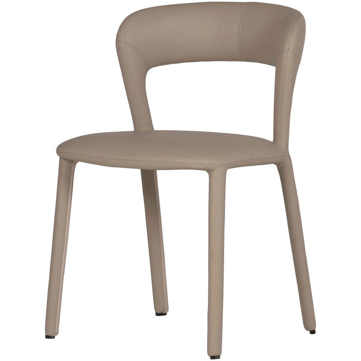 Stuhl-Set Noble Sand/Hellbraun B: 51cm - Sandfarben/Hellbraun, MODERN, Kunststoff/Textil (51/76/56cm) - Livetastic