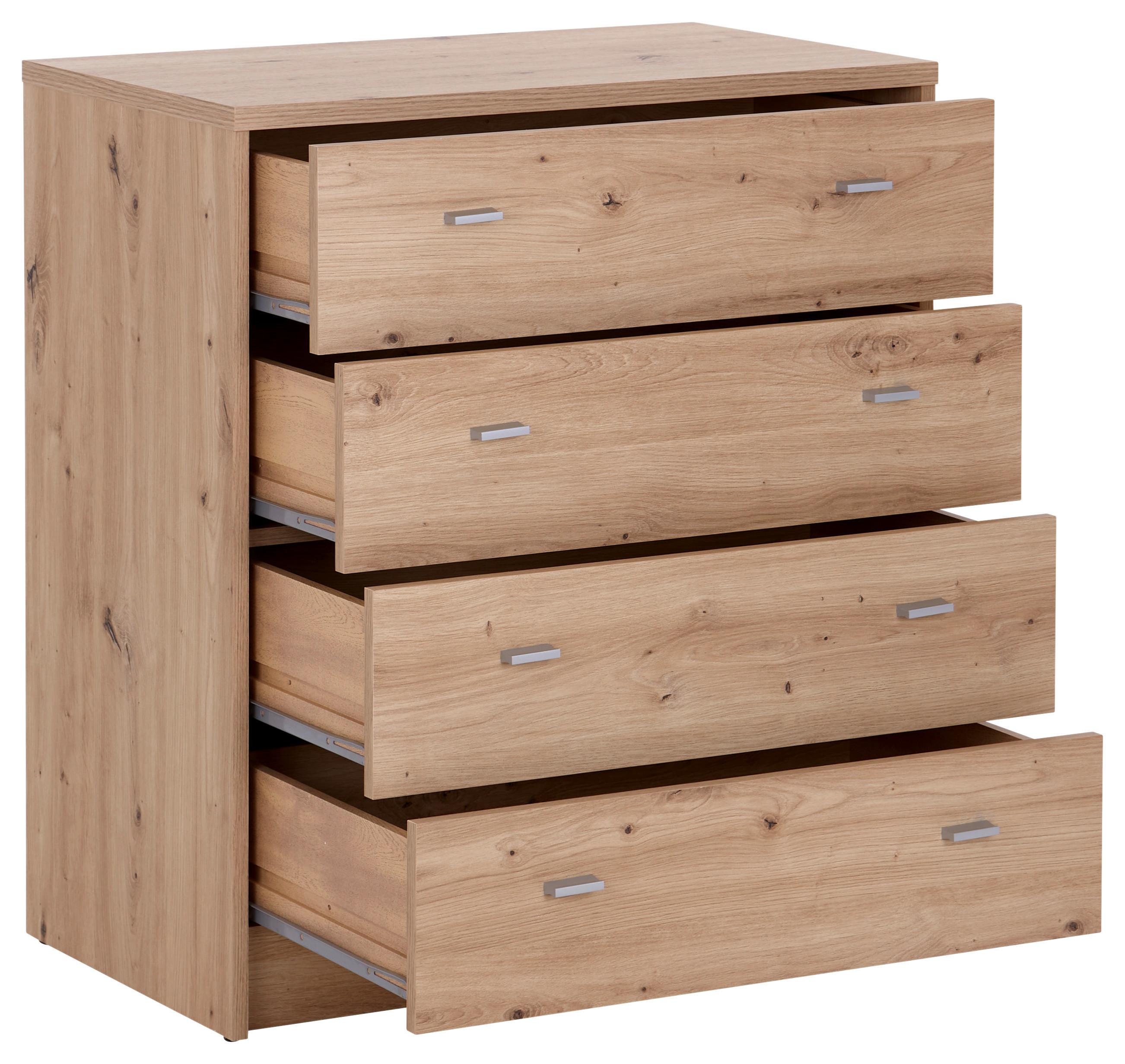 Kommode 74cm You New, Eiche Artisan Dekor - Eiche Artisan, MODERN, Holzwerkstoff (74/85,4/44,3cm)