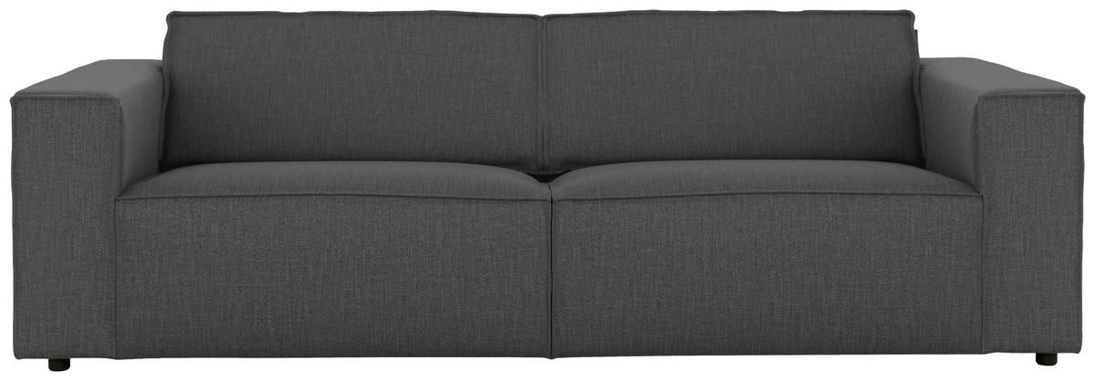 3-sitzer-sofa Dice Anthrazit B: 250 Cm - Anthrazit/Schwarz, MODERN, Textil (250/80/102cm) - MID.YOU
