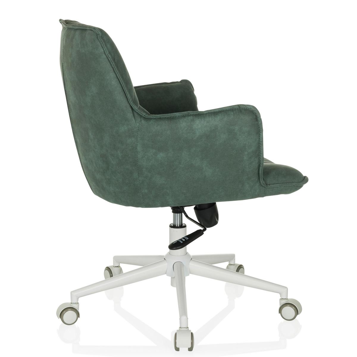 Drehstuhl Mintgrau B: 54 cm - Mintgrau/Weiß, MODERN, Kunststoff/Textil (54/85/70cm) - MID.YOU