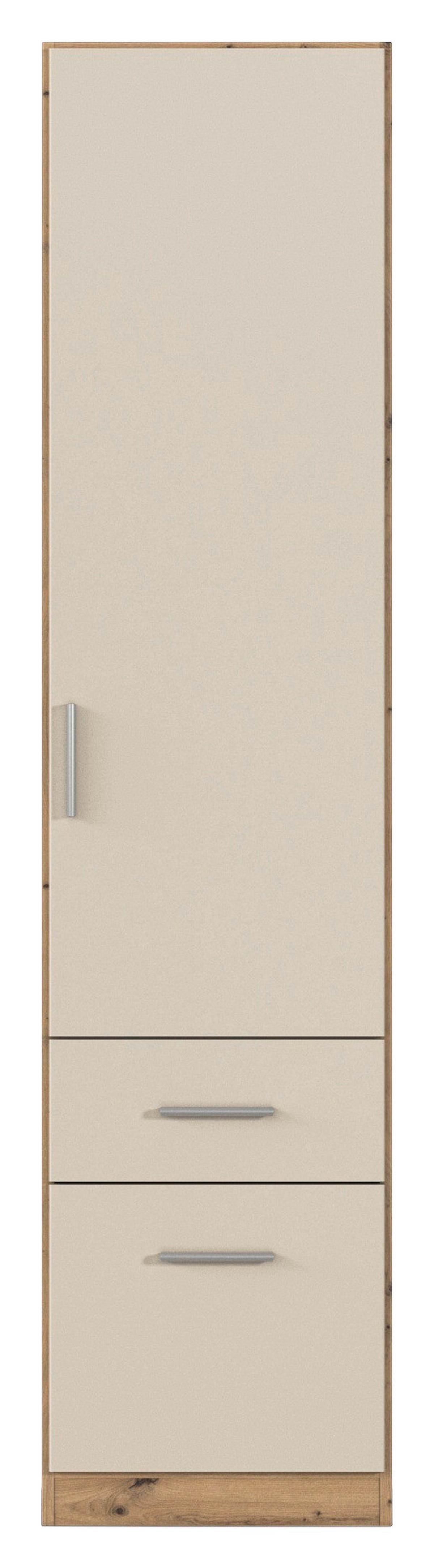 Kleiderschrank Celle Matt Champagner B: 47 cm - Champagner/Eiche Artisan, Trend, Holzwerkstoff (47/197/54cm)