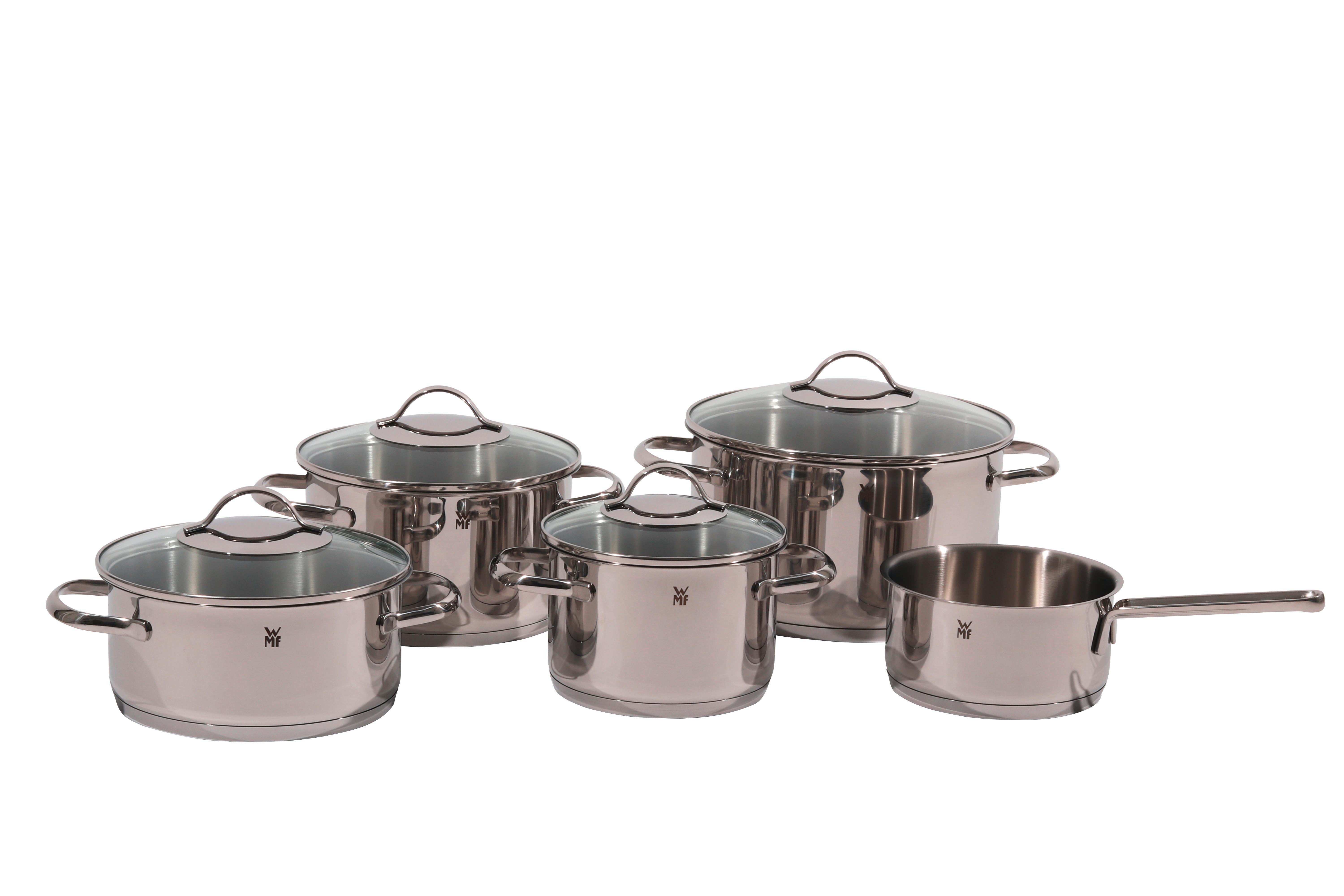 Kochtopfset WMF Provence Plus - Edelstahlfarben, Basics, Glas/Metall (53/29/26,5cm) - WMF
