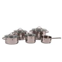 Kochtopfset Wmf Provence Plus - Edelstahlfarben, Basics, Glas/Metall (53/29/26,5cm) - WMF