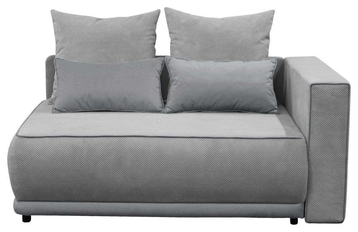 Récamiere Iga Re Grau B: 168 Cm - Rosa/Grau, Design, Textil (168/73/99cm) - MID.YOU