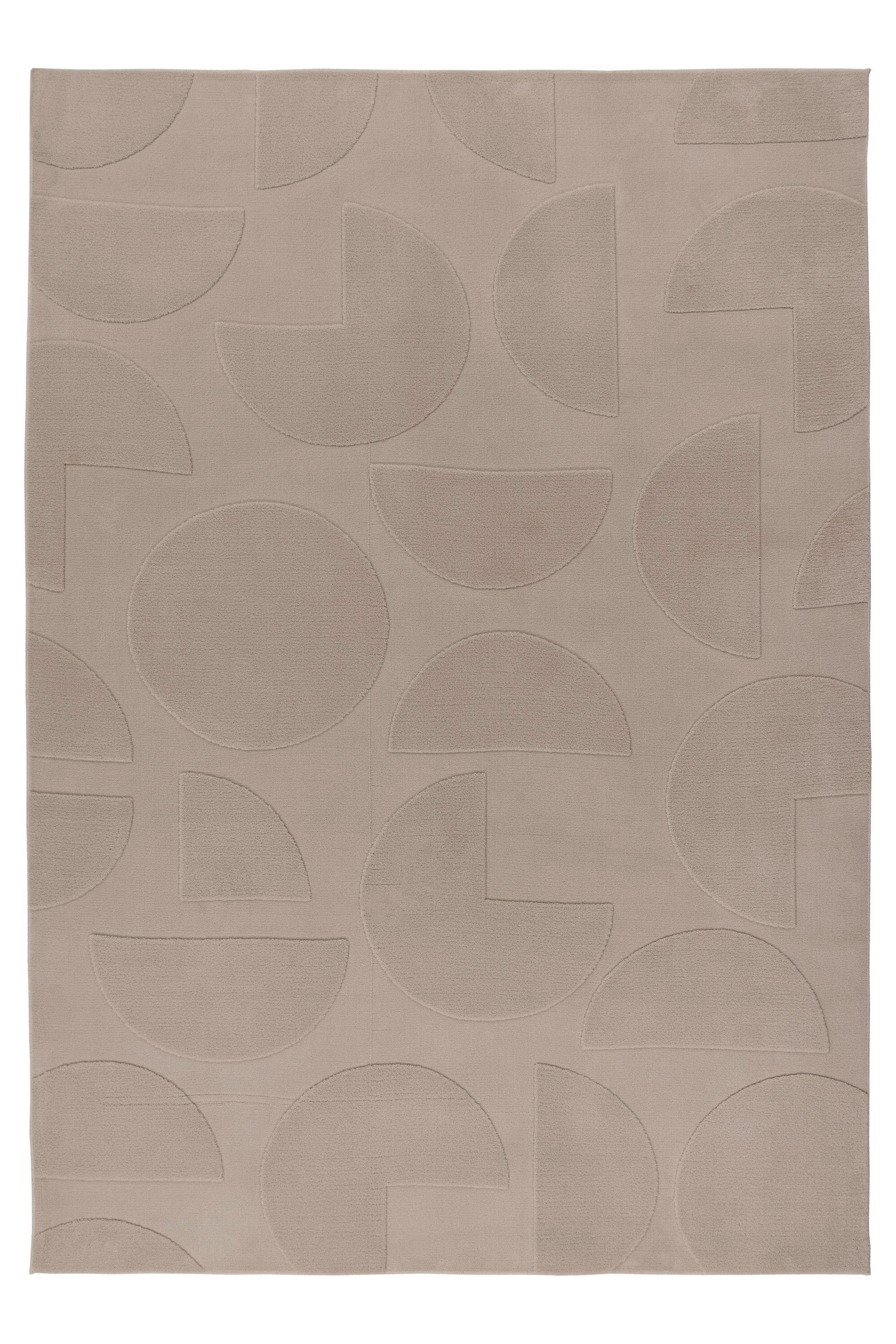 FLACHWEBETEPPICH BxL: ca. 120x170 cm - Taupe, Basics, Textil (120/170cm) - Kayoom