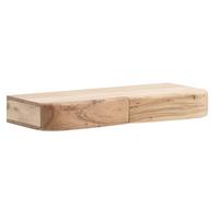 NÁSTENNÁ POLICA WL7.386 - farba akácie, Design, drevo (60/8/20cm) - Livetastic