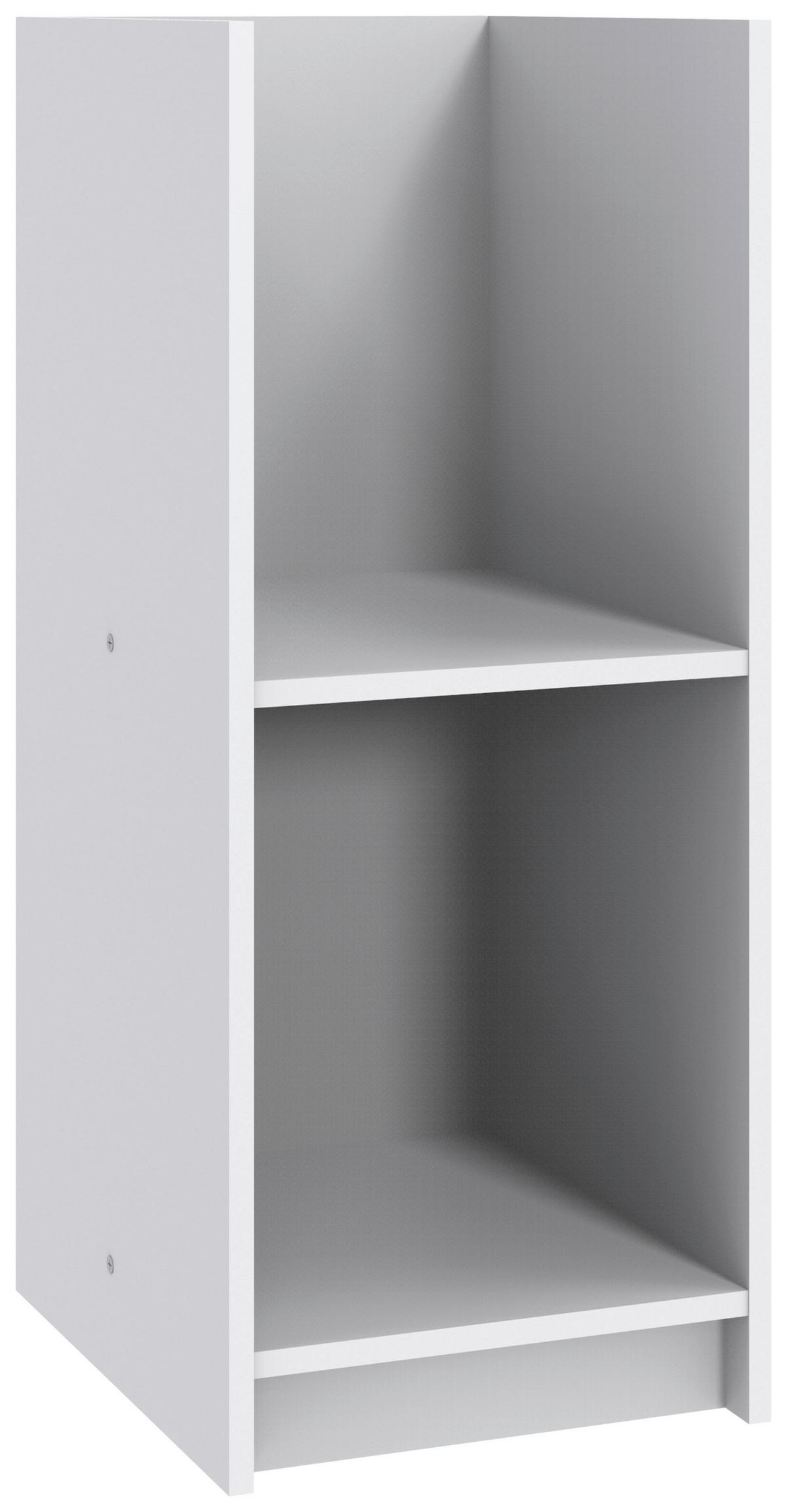 Gotland Weiß B: 34 cm Gotland - Weiß, MODERN, Holzwerkstoff (34/83/38cm) - MID.YOU