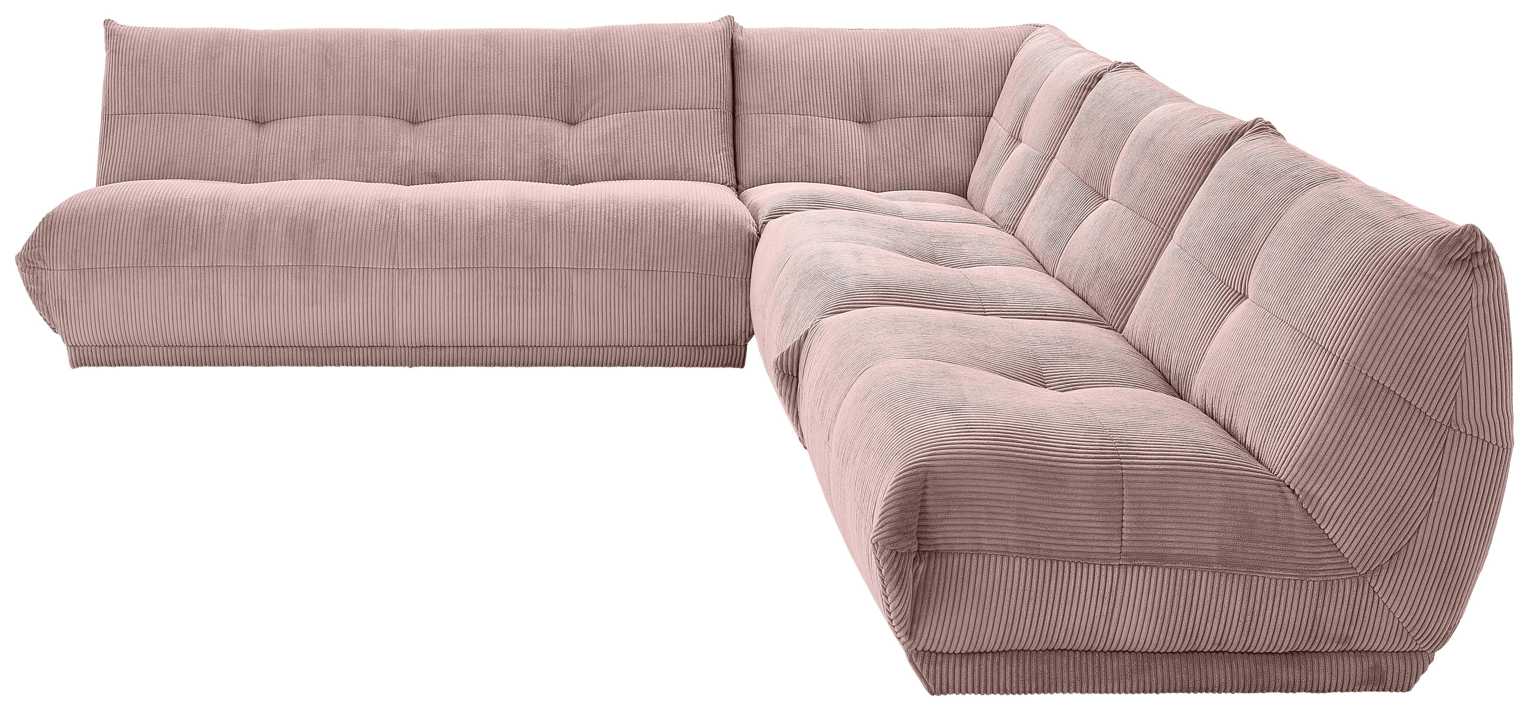 Ecksofa Giselle Altrosa S: 285x315 cm - Altrosa, Trend, Textil (285/315cm) - Livetastic