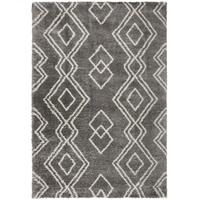 Hochflorteppich Atlas - Grau, KONVENTIONELL, Textil (80/150cm)