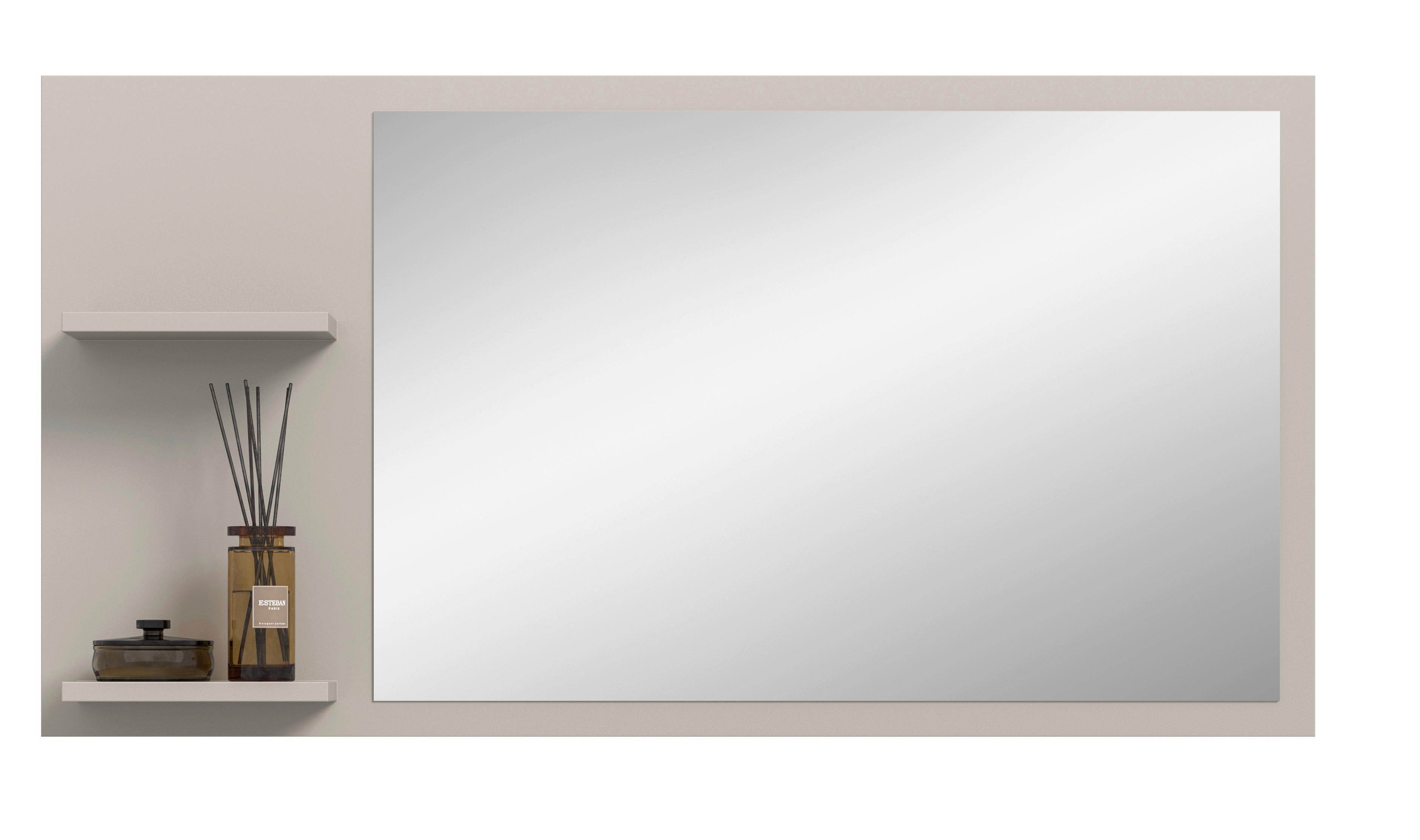 Spiegel Station Kaschmir B: 106cm - Kaschmir, Design, Holzwerkstoff (106/55/16cm) - MID.YOU