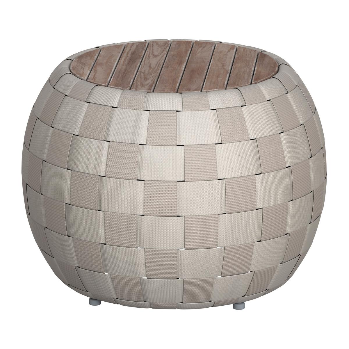 SADA NA BALKON PHILINA - krémová/barvy akácie, Moderní, dřevo/textil - Bessagi Garden