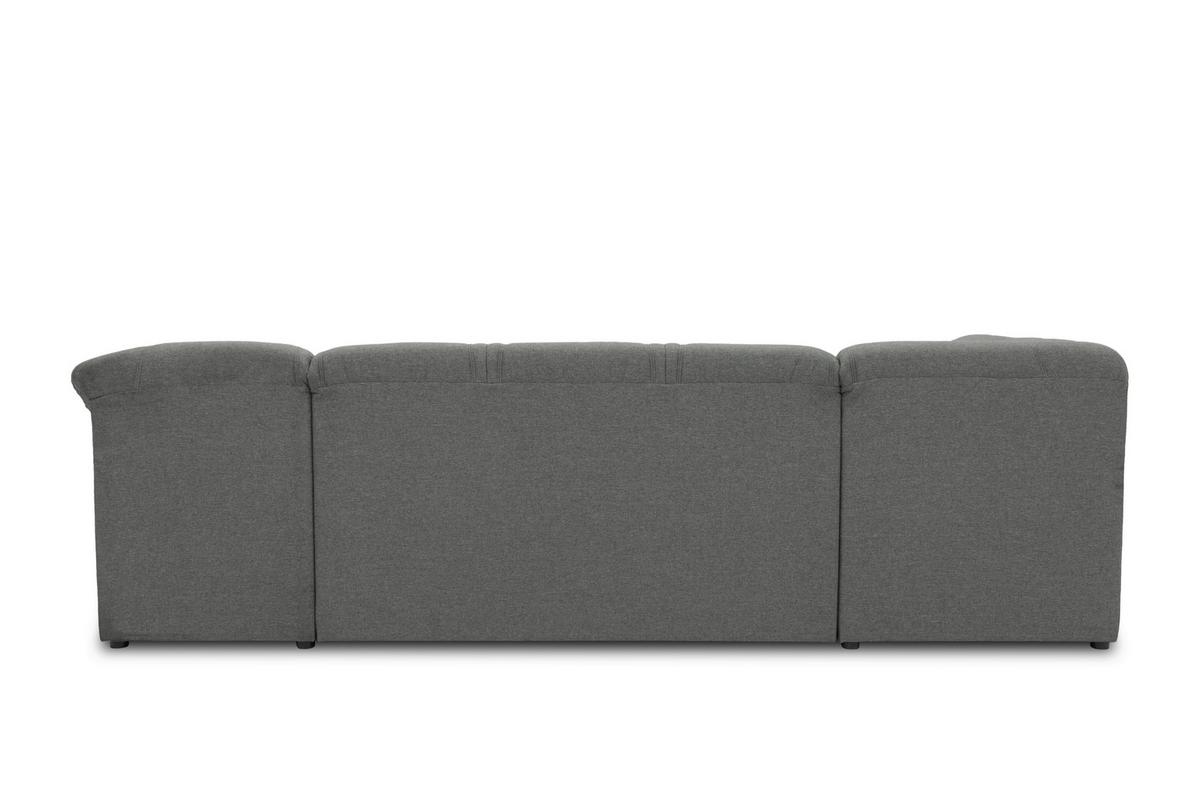 Wohnlandschaft Sarafina Grau - Schwarz/Grau, KONVENTIONELL, Textil (180/295/146cm) - MID.YOU