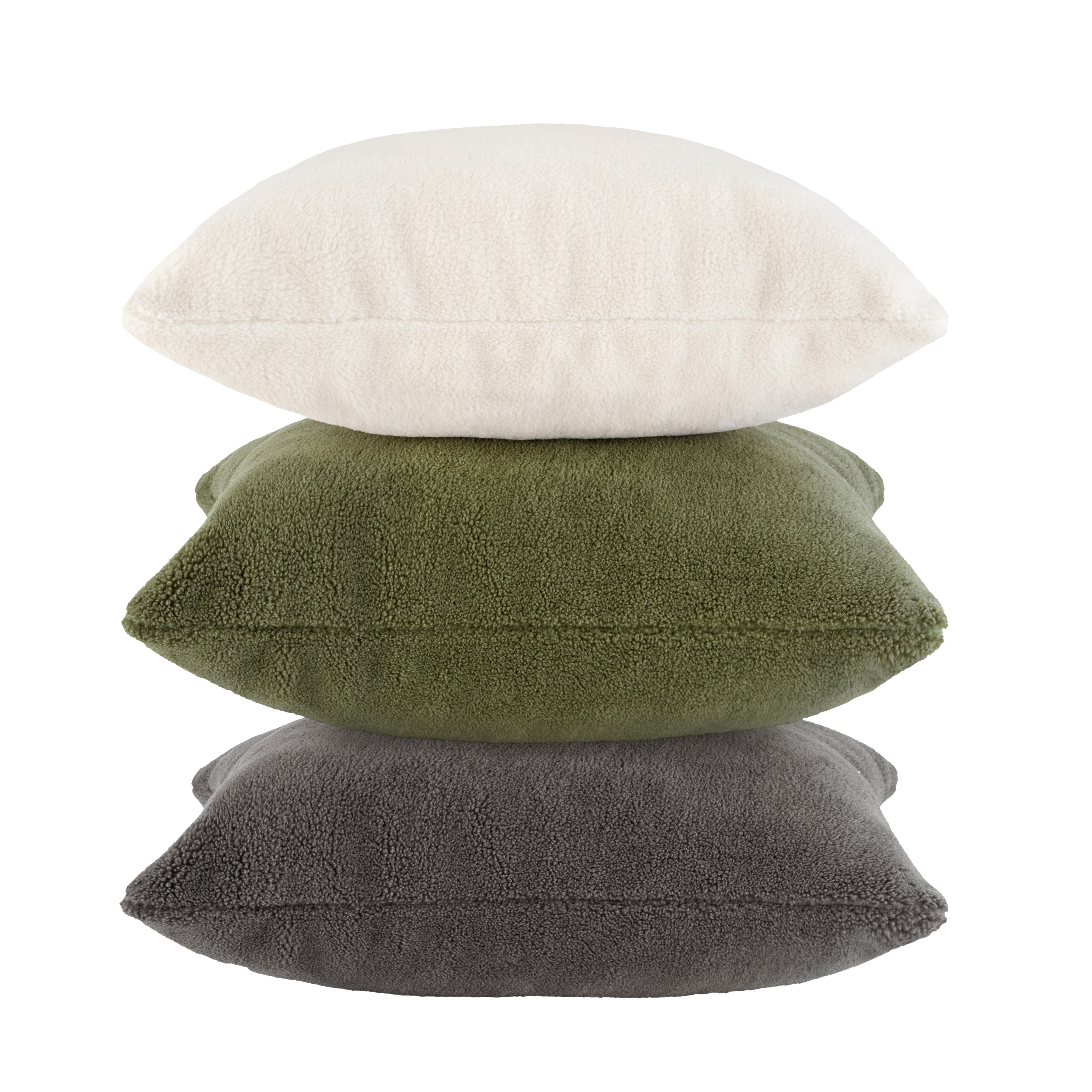 Dekoračný Vankúš Fake Sheep, 45/45cm, Biela - biela, Moderný, textil (45/45cm) - Modern Living