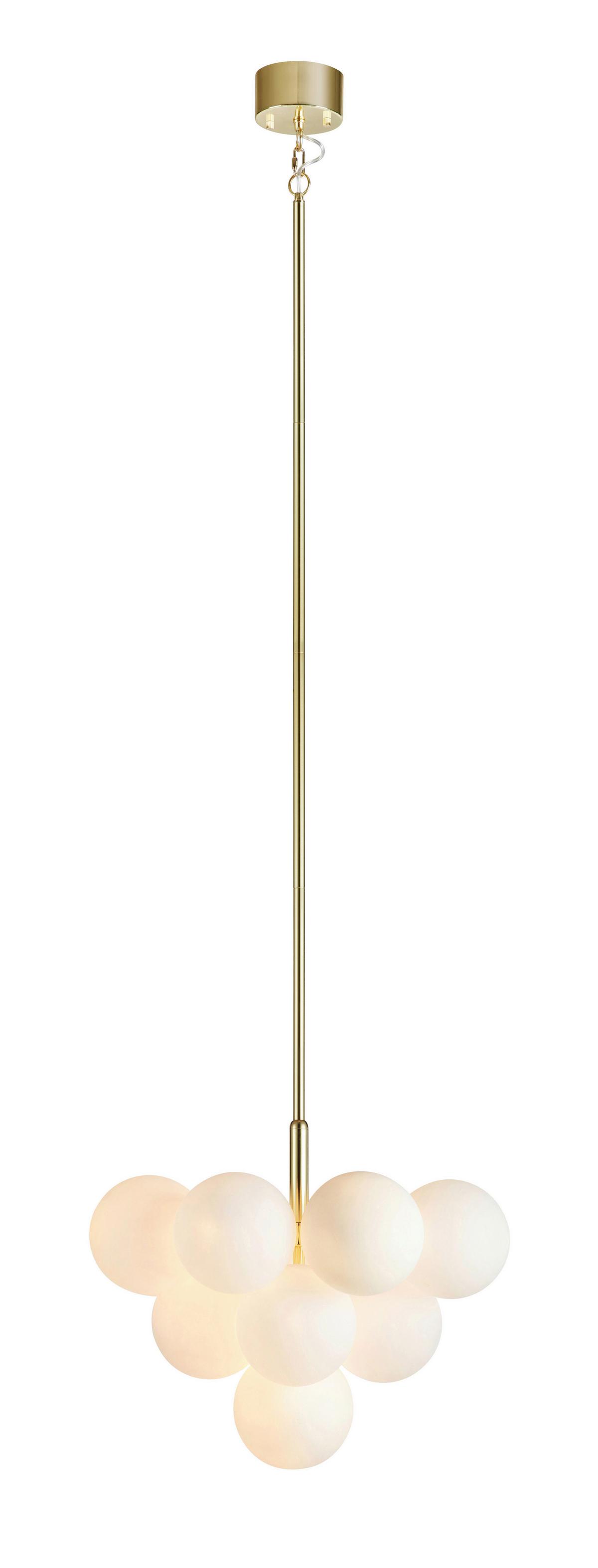 Hängeleuchte Merlot - Goldfarben, Basics, Metall (56/45cm) - Markslöjd