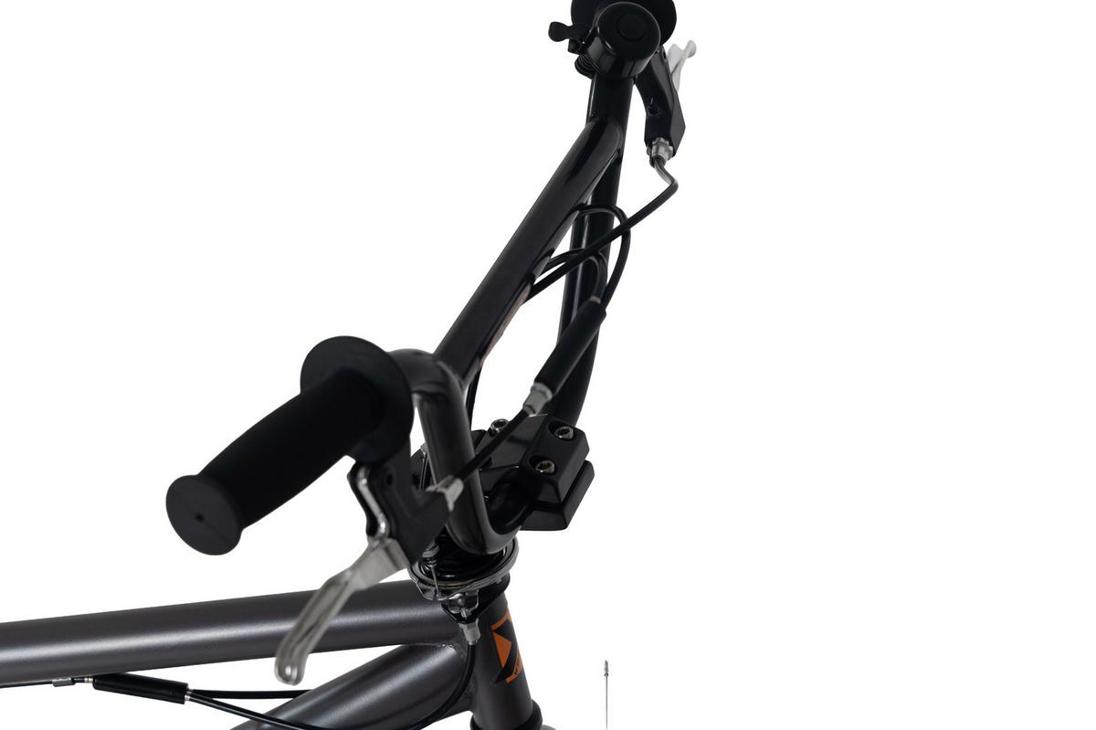 BMX Freestyle 20'' FATT grau - Grau, LIFESTYLE, Metall (25kg)