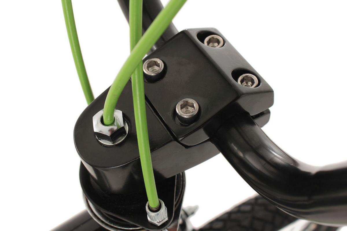 Bmx Bmx Freestyle 20 Zoll - Schwarz/Grün, Basics, Metall - Atrigo