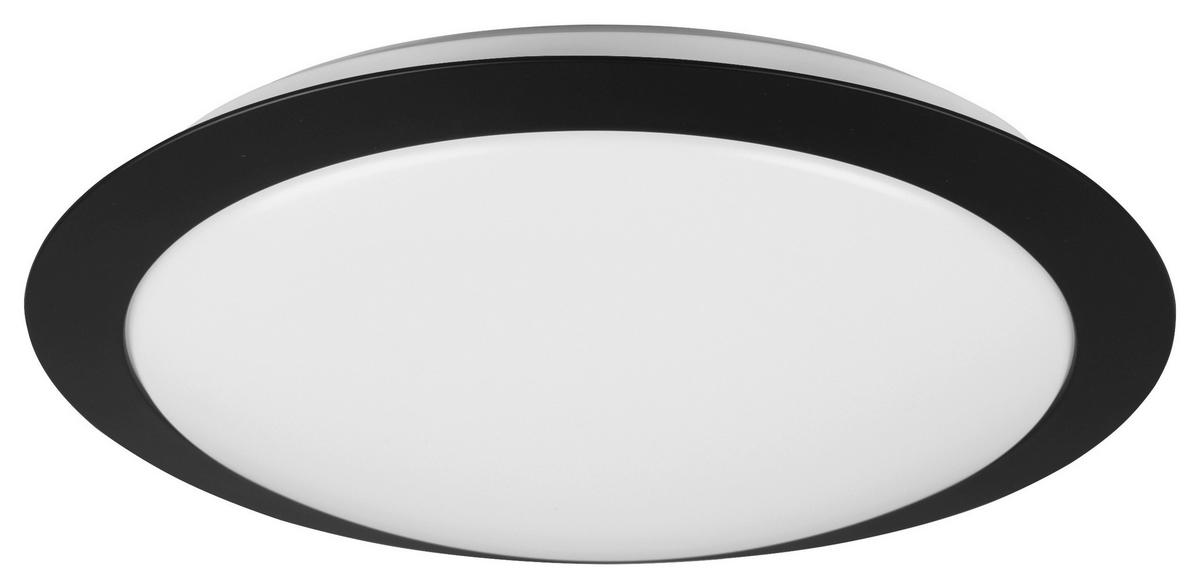 LED-Deckenleuchte 680310132 - Schwarz/Weiß, Basics, Kunststoff (29/8cm) - Trio Leuchten