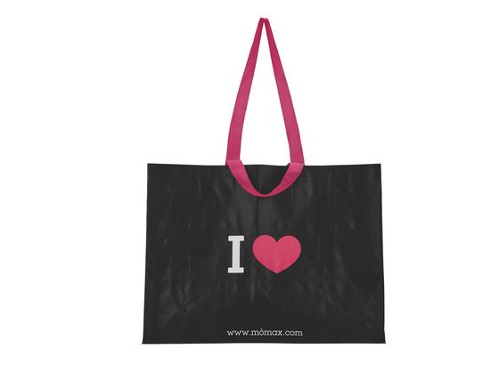 Nákupná Taška Mömax -ext- - čierna/biela, plast (53/40/22cm) - Mömax modern living Nákupná Taška Mömax -ext- - čierna/biela, plast (53/40/22cm) - Mömax modern living