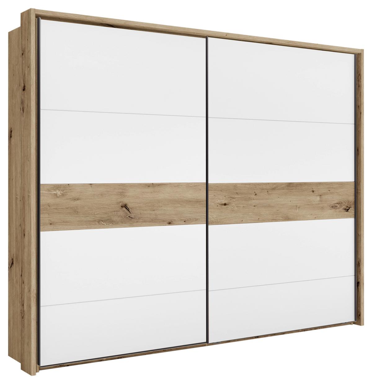 Passepartout-Rahmen Julia III Eiche Dekor für B: 280 cm - Eiche Artisan, KONVENTIONELL, Holzwerkstoff (280/230/17,5cm)