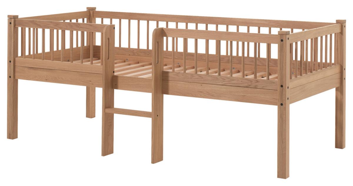 Spielbett Forrest Eichefarben 90x200cm - Eichefarben/Naturfarben, MODERN, Holz (90/200cm) - Vipack
