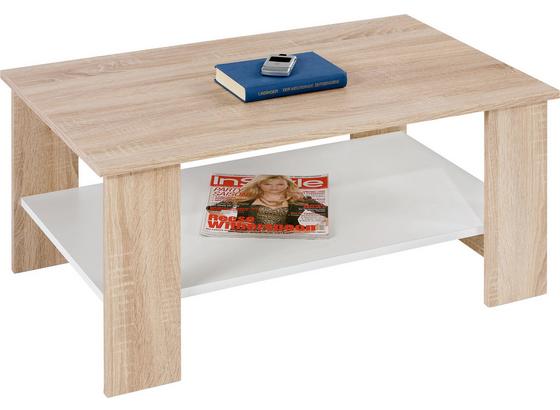 Couchtisch Holz mit Ablagefach Paolo, Sonoma Eiche Dekor - Eichefarben/Weiß, KONVENTIONELL, Holz/Holzwerkstoff (90/41/55cm) Couchtisch Holz mit Ablagefach Paolo, Sonoma Eiche Dekor - Eichefarben/Weiß, KONVENTIONELL, Holz/Holzwerkstoff (90/41/55cm)